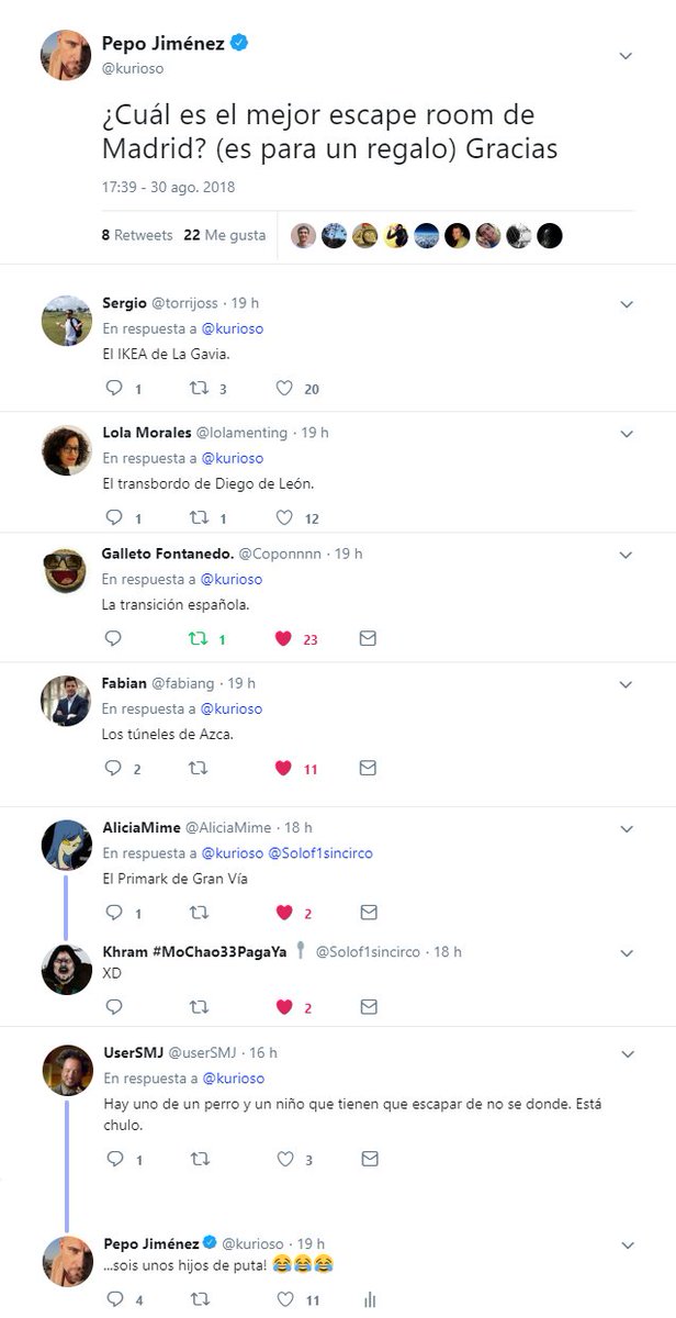 kurioso's tweet photo. Esto es Twitter... 😂😂 https://t.co/IIZuzzQbvU