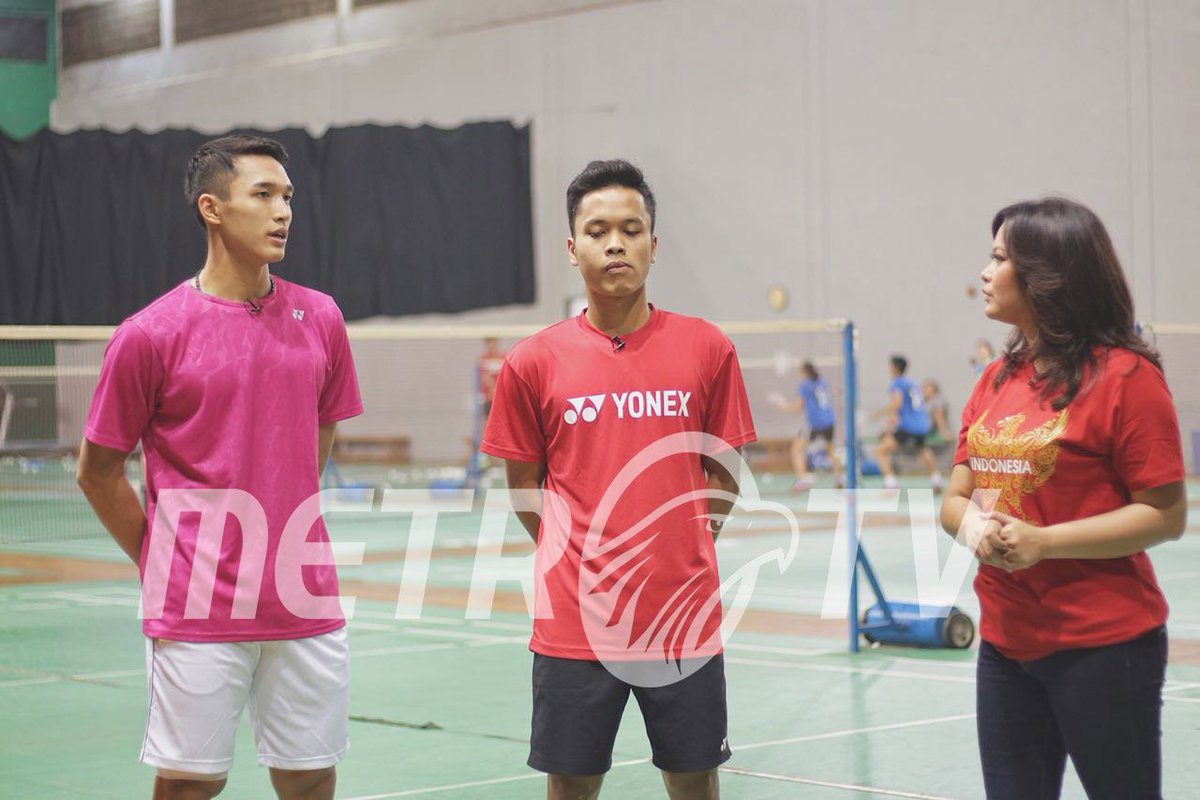 Jonatan Christie dan Anthony Sinisuka Ginting akan hadir di #OPINIONMetroTV Minggu (2/9) nih, kira-kira mereka berbagi cerita tentang apa yaaa? Tunggu update-an kami, Guys! <a href="/Metro_TV/">METRO TV</a> <a href="/MetroTVToday/">METRO TV TODAY</a> <a href="/widyacatlady/">Widya Saputra</a> @dade_metrotv