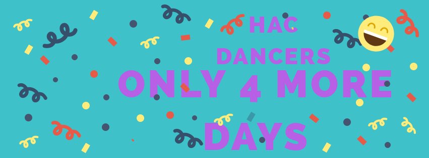 stagestarsdance's tweet photo. Are you as excited as we are? It is almost time.
#IDANCEATHAC #HACDANCERSROCK #GREATJOBSELF #CLEANANDCLASSY https://t.co/CZQvXYOOSw