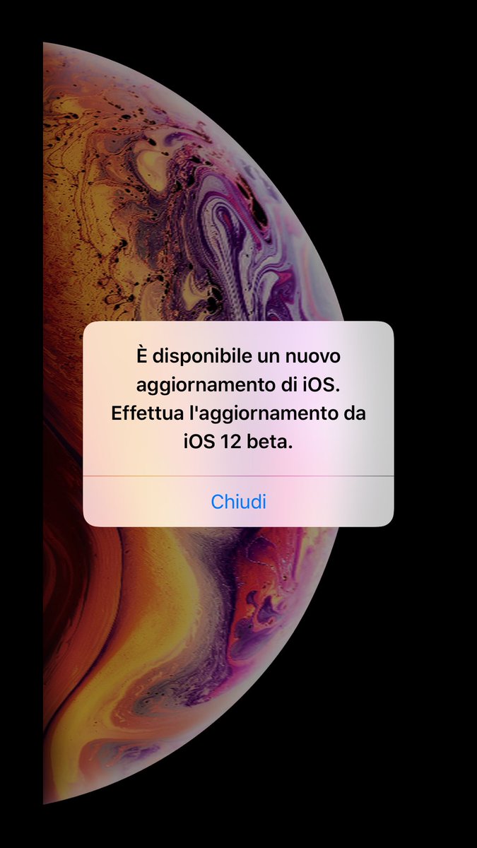 FellyKatamba's tweet image. #iOS12beta  just popping up! #bug
