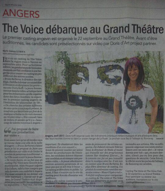partner_art's tweet photo. Casting The Voice à Angers, artistes chanteurs, le lien pour vous inscrire :
--> Casting49Thevoice (sur google)
https://t.co/3SNgFGOxNm https://t.co/d7BjHna4PG