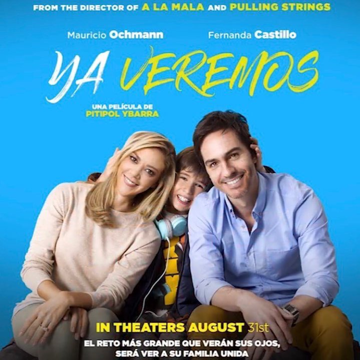 HOY es 31 Agosto!
HOY <a href="/yaveremosmx/">YaVeremosMx</a> estrena en Estados Unidos ♥️🔝!
No hay plazo que no se cumpla y esta fecha la esperaba con mucha emoción, pues sí me ilusiona bastante esto de querer que todo lo que yo sentí al disfrutar de esta película lo sientan... instagram.com/p/BnJA7puhKQk/