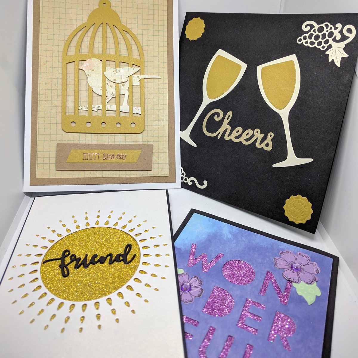 Handi_Krafts's tweet photo. Sample cards are ready for this afternoon's workshop!
Excited! Going to be a fantastic workshop!

#handcraftedcards #handmadecards #cardmakingworkshop #creativeworkshop #craftingworkshop #papercraft #diecutting #cardmaking #creative #crafting #workshop https://t.co/umAqZofd7R