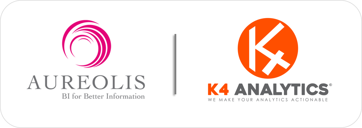 K4Analytics's tweet photo. We welcome #AureolisOy as our newest partner! To discover more about  Aureolis (#Qlik Solution Provider &amp; #Tableau Bronze reseller), visit https://t.co/HooFBpJ2vE https://t.co/nWUjQWuC3M