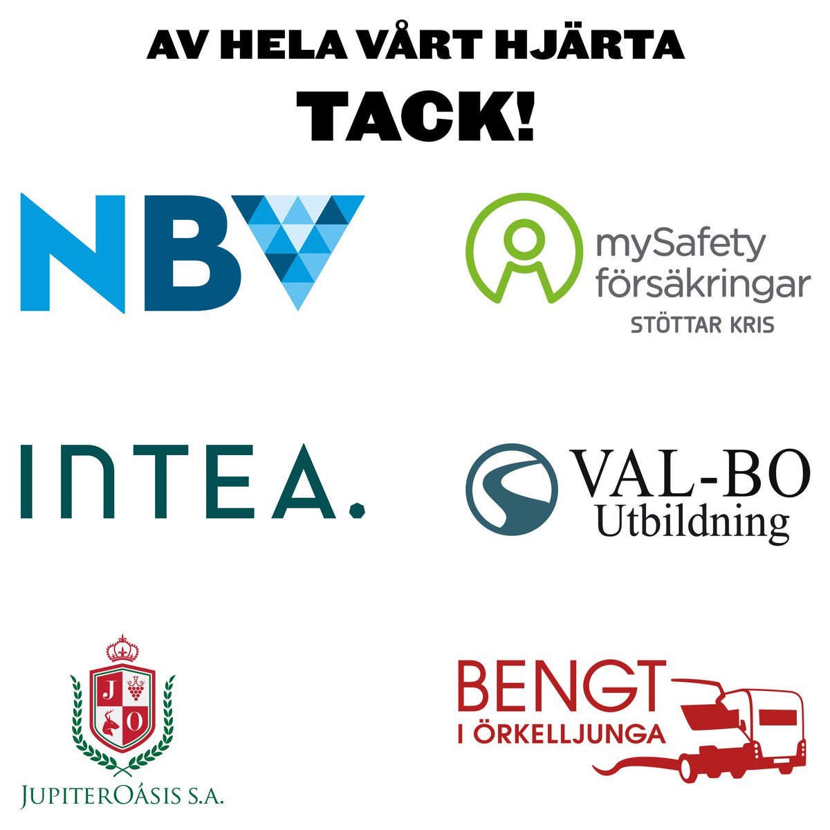 RIKSKRIS's tweet photo. Av hela vårt hjärta vill vi säga: TACK! 

https://t.co/zfcm7HwgCn

#tacksamhet #rikskris #sidbyte #tryggaretillsammans #husbilsturne #bobreklambyra #nbv #mysafety #intea #valboutbildningar #bengtiorkeljunga #sponsorer https://t.co/9xbbdfuc0p