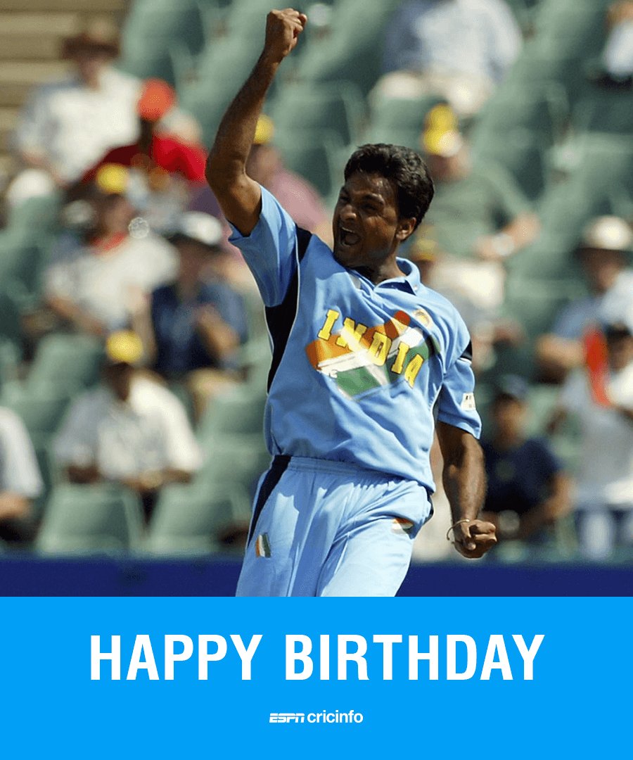   Happy birthday to Javagal Srinath! 

Your favourite India fast bowler?  