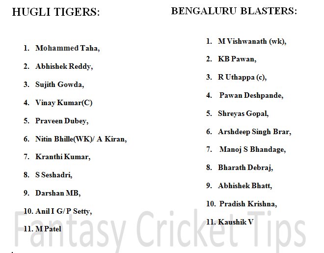 FantasyCricTeam's tweet photo. Hubli Tigers vs Bengaluru Blasters, 18th Match | HT v BB | DREAM11 TEAM AND PLAYING11
#HTvBB #BBvHT
#NammaKPL #BisiBisiCrickettu #KPL2018
#Dream11Team #Dream11Expert #Dream11Tips
#FCT #Dream11
#Follow,#Retweet,#Like
@_TRTB @easy_rts
OTHER C VC: R Uthappa(C) , M TAHA(VC) https://t.co/arRx2y4bIn