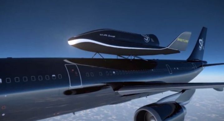 realSPACEwatch's tweet photo. #SpaceEconomy || #SOAR Space Cargo Shuttle to be launched on top of an Airbus A340-300 by #SwissSpaceSystems

#Space #Exploration #SPACEwatch #SpaceExploration #SpaceTechnology #XCORAerospace #VirginGalactic #S3 #FireflySpaceSystems #RocketLab #SpaceTravel  @Airbus @swissspace https://t.co/wKDlpsTIb5