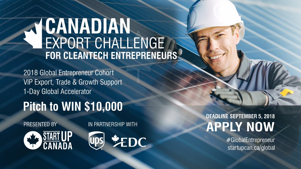 SBAtlantic's tweet photo. Want to participate in the
@Startup_Canada Canadian Export Challenge? The apply to gain free access to your 1-day accelerator in Halifax to become a #GlobalEntrepreneur on September 26th! https://t.co/DnqJY02HCa #cdnexport #export https://t.co/7cThahSH3z
