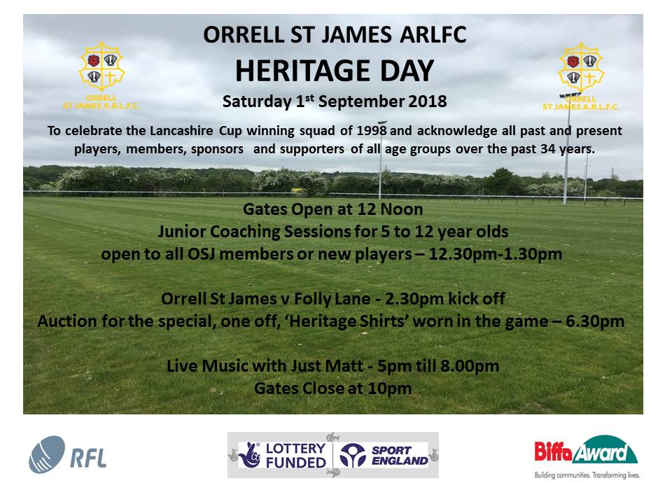 OSJARLFC's tweet photo. don't forget, a big day down at Bankes Ave tomorrow, Heritage Day 2! https://t.co/eyJZyh6wxU