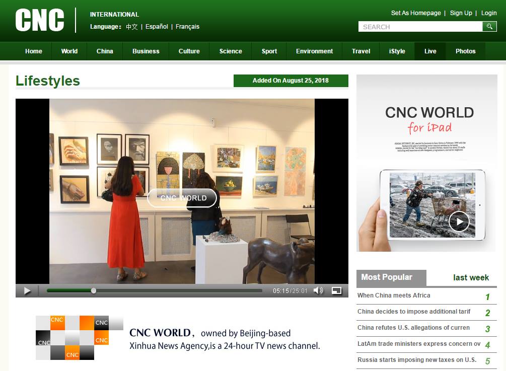IAE_London's tweet photo. Congratulations to all the artists of the Summer Fine Art exhibition at 508 Gallery on 22 August - 3 September.  The show of paintings, sculpture and mosaics by 20 artists form 11 countries was covered by the CNC World TV news channel! #SummerFineArt #ArtExhibition #London #art https://t.co/IuQ0kHS2F5