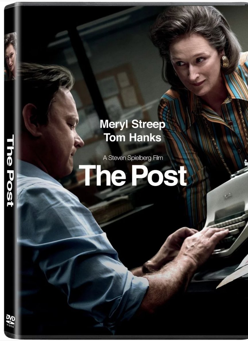 Win The Post on DVD starring Meryl Streep and Tom Hanks. The movie deals with a cover-up that spanned four US presidents and caused an unprecedented battle between the press and the government. 

Simply RT this tweet and if we pick yours, we'll be in touch.