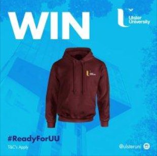 StudyAtUlster's tweet photo. **Win 1 of 100 Ulster Uni hoodies!**
For the chance to win you need to register and attend one of our Open Days and create your Open Day story on Instagram - View full details on how to enter here > https://t.co/hc6quDjVCq
#ReadyForUU #UlsterUniversity #OpenDays2018 https://t.co/bmHzBVNJOt