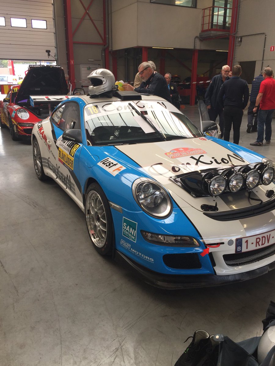 Mind already blown - scrutineering venue like no other #Porsche #Belgium @tourofflandersrally <a href="/theHRCR/">theHRCR</a>