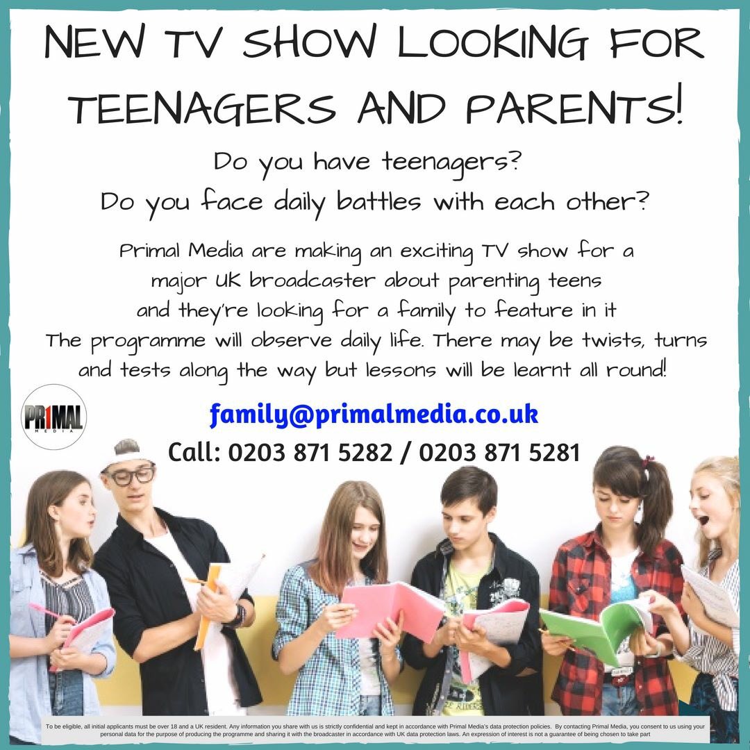 ContCollective's tweet image. Family wanted for a brand new TV programme. Email for more info  family@primalmedia.co.uk RT @programmefamily