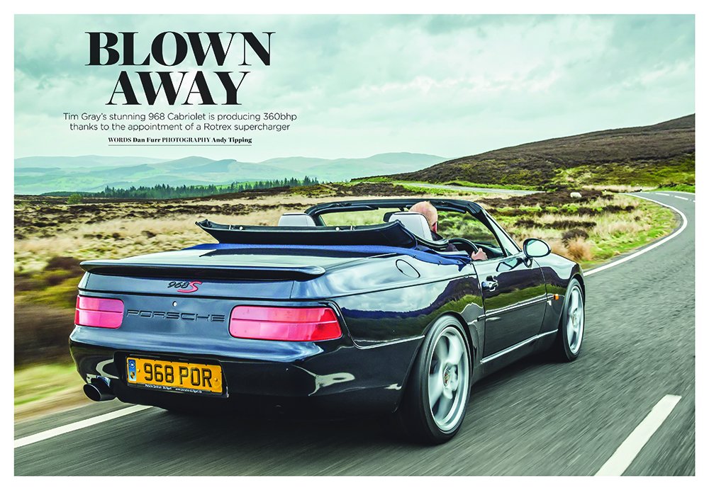 DanFurr's tweet image. .@TimGray17's #Porsche968 #Cabriolet is producing 360bhp thanks to the appointment of a #Rotrex #supercharger. Read about this @Ninemeister-tuned #transaxle in the new issue @ThePorscheMag, IN STORES NOW! 🏁Stockists: bit.ly/storeup, order online: bit.ly/issuesup