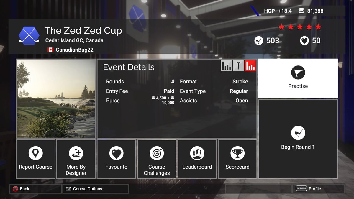thescotlandclub's tweet photo. This week on #Tgc2 we have the Zed Zed Cup #Thegolfclub2 #PS4share https://t.co/6YPKrvAwVh
