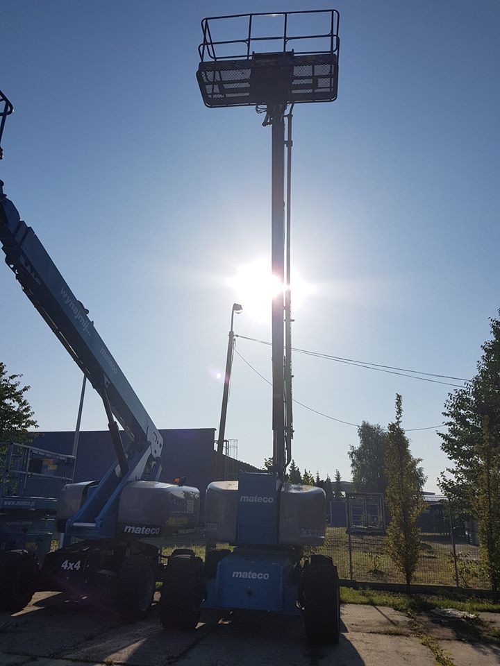 Puesta de sol desde nuestras Plataformas Articuladas