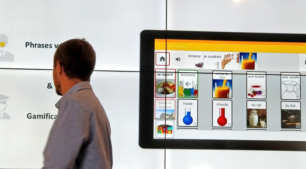 𝗦𝗔𝗡𝗧𝗘 🌡- 300 000 personnes sont aphasiques en France (difficultés à parler) @Gong_Appli est une solution de communication sur tablette pour aider les orthophonistes à travailler avec ces patients. cc <a href="/Alexboulme/">Alexandre Boulmé</a> <a href="/LyonFrenchTech/">Amer Direkt</a> <a href="/Manu_Incub/">Manufactory-Centre Entrepreneuriat Lyon St-Etienne</a>
#FrenchIoT #IoT #sante #app