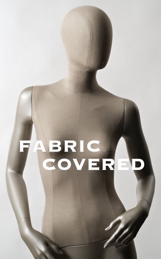 idwscandinavia's tweet image. Fabric covered by IDW Mannequins