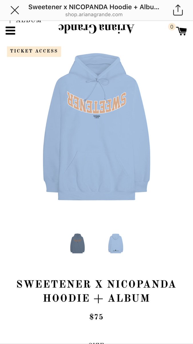 ariana grande x nicopanda hoodie