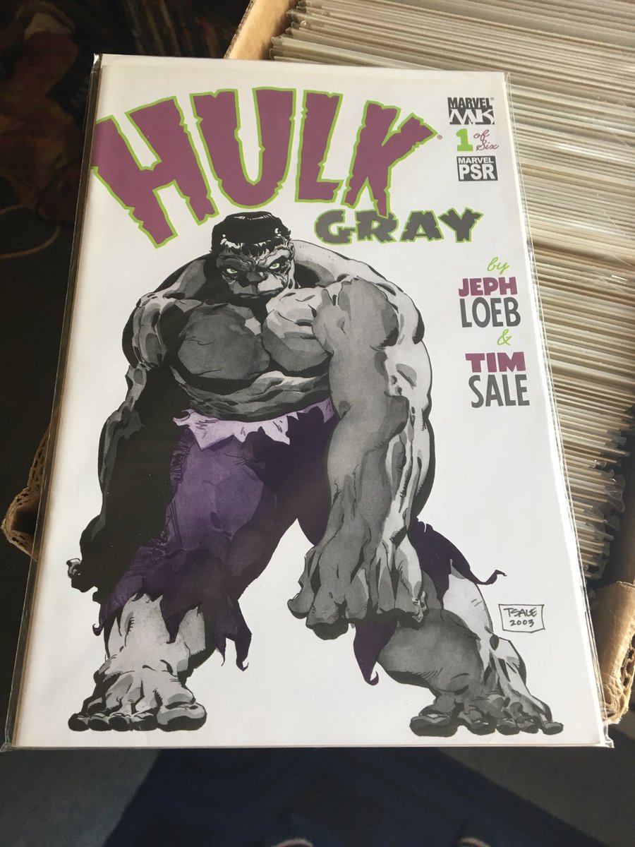 GhostCritic's tweet photo. When Jeph Loeb and Tim Sale come together you know magic is about to happen #HulkGray https://t.co/hlHecUod31