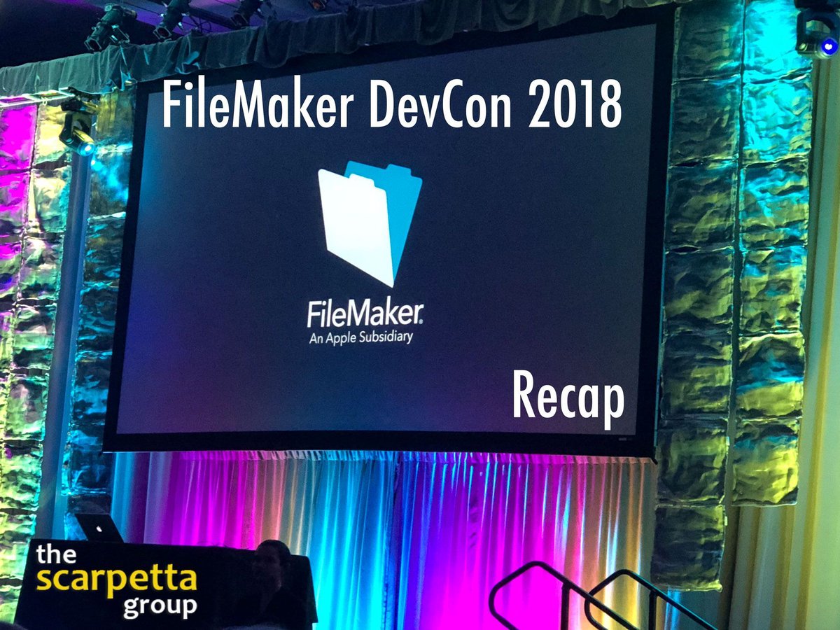 ScarpettaGroup's tweet image. The Scarpetta Group had so much fun at #FileMakerDevCon18. Read all about it here: buff.ly/2MQmccZ