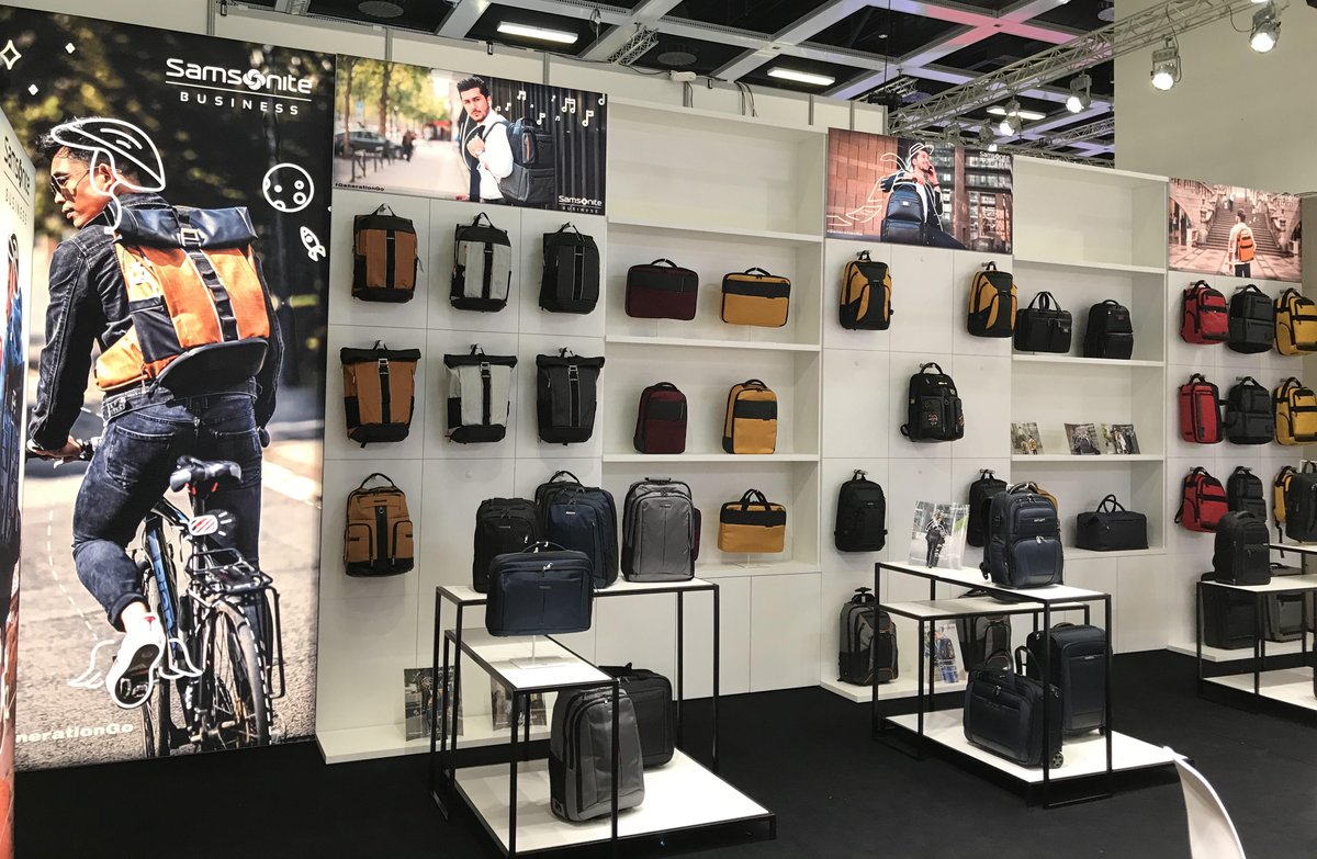 MySamsonite's tweet photo. Come to meet Samsonite at IFA 2018 and see our latest innovations in business bags for the consumer electronics industry. 
Our booth will feature a wide collection of new laptop bags and backpacks. Visit us at hall 3.2 booth 138. #IFA2018 #Samsonite #Business https://t.co/LHg9xvumHZ