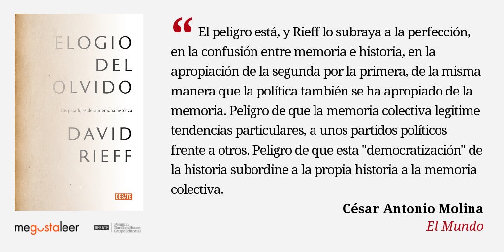 pedazo Deambular Desanimarse Editorial Debate в Twitter: „Trampas de la memoria histórica; César Antonio Molina escribe sobre #ElogioDelOlvido, de @davidrieff, en @elmundoes https://t.co/r1lsZDJIm4 https://t.co/eP8daGWf8n https://t.co/fBI6vTtqG6“ / Twitter pedazo Deambular Desanimarse Editorial Debate в Twitter: „Trampas de la memoria histórica; César Antonio Molina escribe sobre #ElogioDelOlvido, de @davidrieff, en @elmundoes https://t.co/r1lsZDJIm4 https://t.co/eP8daGWf8n https://t.co/fBI6vTtqG6“ / Twitter