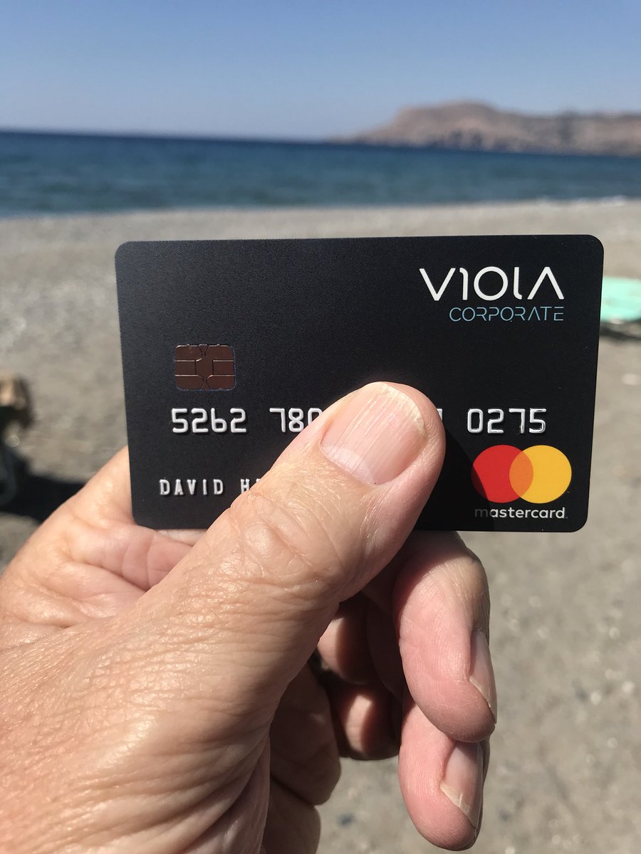 VdmLtd's tweet photo. #Violacard corporate works perfectly in sunny climes and keeps track of your business expenses. No expense forms for me when I get home! #FridayFeeIing #vdm #hydraulicdrawworks https://t.co/czoLRyco4K