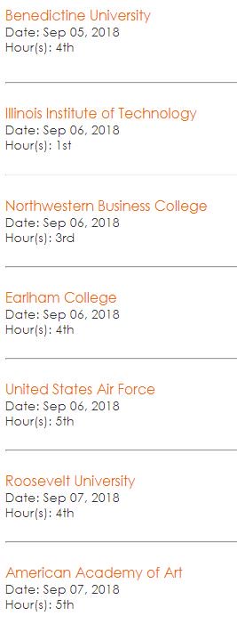 College rep visits start next week! Check out who will be at West below and see the full schedule at lw210.org/west/pps/colle…. Sign up in PPS to get a pass!