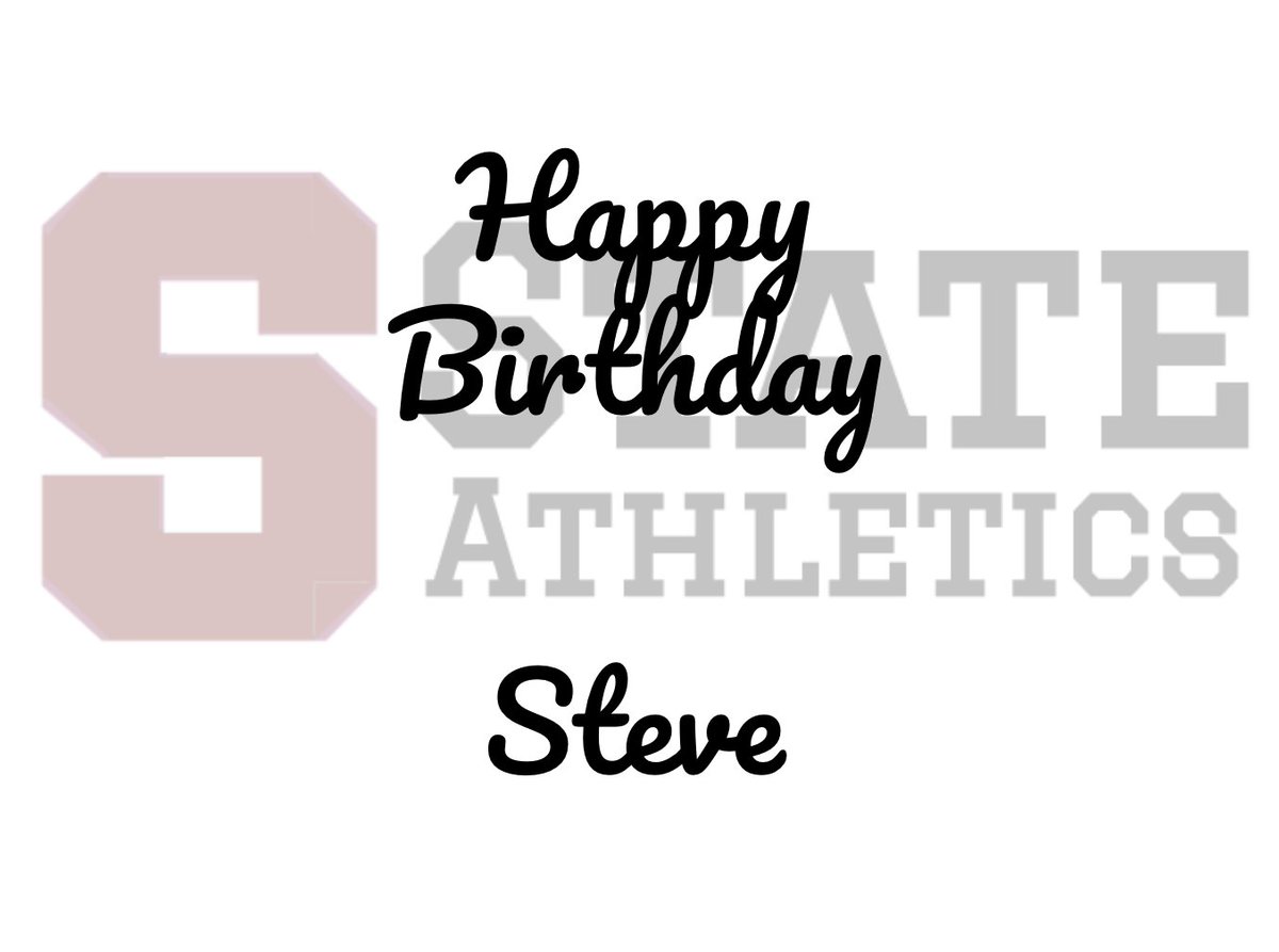 Happy Birthday to 1996 <a href="/StateCollegeHS/">State College HS</a> and <a href="/scasdathletics/">SC Athletics</a> alumni <a href="/Dream_Weaver17/">Steve Weaver</a>
