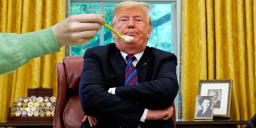 MeanwhileinCana's tweet photo. Just imagine trying to reason with this man... I feel deeply sorry for the hard-working Canadian team.  No one can say Canada didn't try.
#NAFTA #FridayFeeling #cdnpoli https://t.co/mbtDDdkCTu