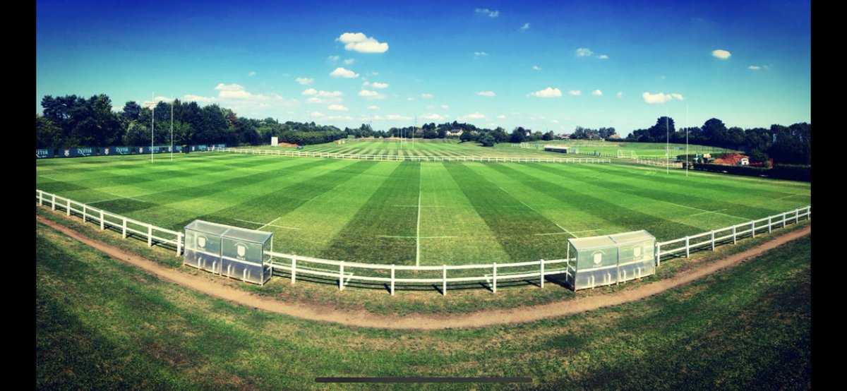 Wonderful job done by <a href="/rosswechalmers/">Ross Chalmers</a> <a href="/samclements05/">Sam Clements</a> and their team to make the pitch look like this for tomorrow opening league fixture. 3pm KO