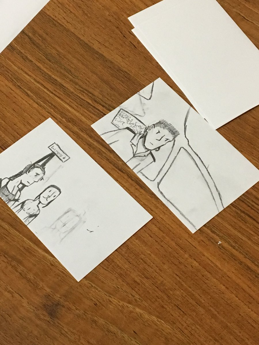 imagineng31's tweet photo. Students working on storyboarding scenes from Avatar in film studies. Love seeing the artistic abilities of students and transforming words into something visual! #boone2020 https://t.co/gLJeiht3YP