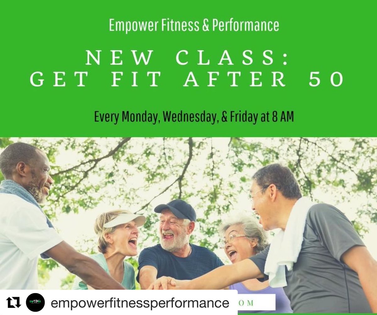 EmpowerFP's tweet photo. “Get Fit After 50” - because it’s never too late to start, and fitness doesn’t have to be boring or intimidating: https://t.co/9dxCEFC4mj https://t.co/4bg5ApMYr3