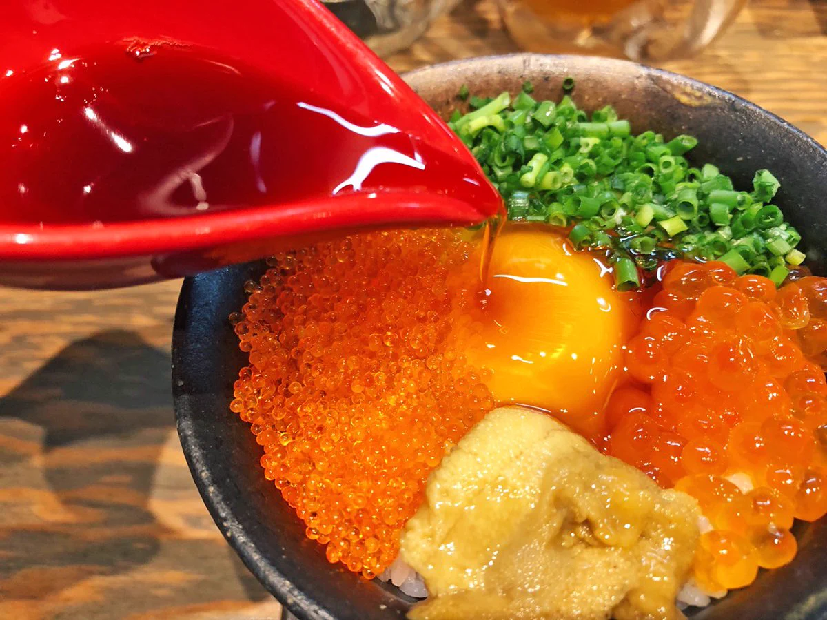 こんなTKG見たことある？豪華な海鮮魚卵満載なTKG！