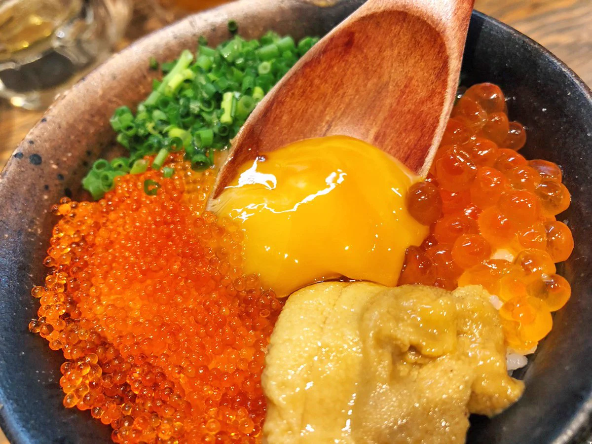 こんなTKG見たことある？豪華な海鮮魚卵満載なTKG！