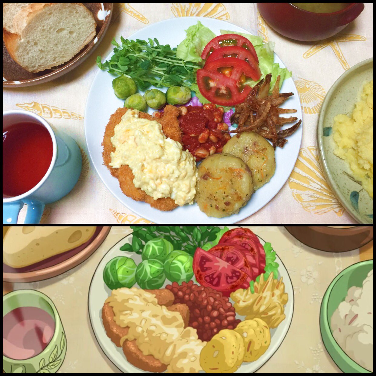 ジブリ飯 映画飯 Twitter