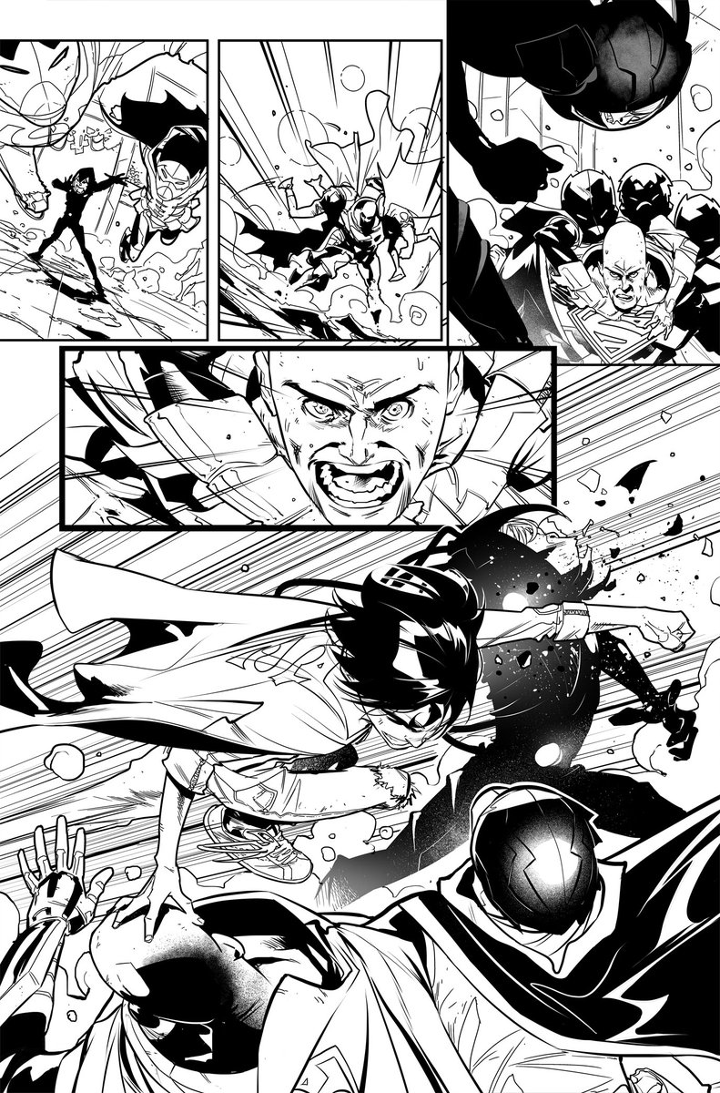 my favorite Super-PUNCH! in #supersons :) #dccomics #superboy rules! 