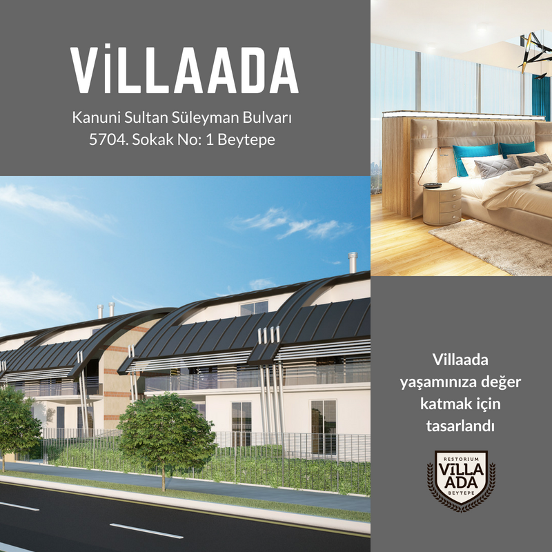 Yaşadığınız her gün bizim için değerli işte tam da bu yüzden Villaada yaşamınıza değer katmak için tasarlandı. Bilgi Almak İçin Bize Ulaşın. 0312 240 10 10