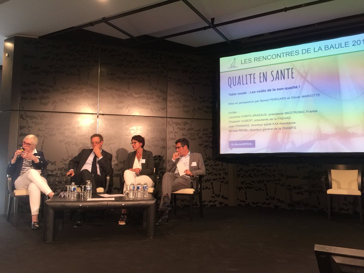 Les rencontres de La Baule 2018 ,un beau travail des URPS et de la CN URPS sur la qualité en santé