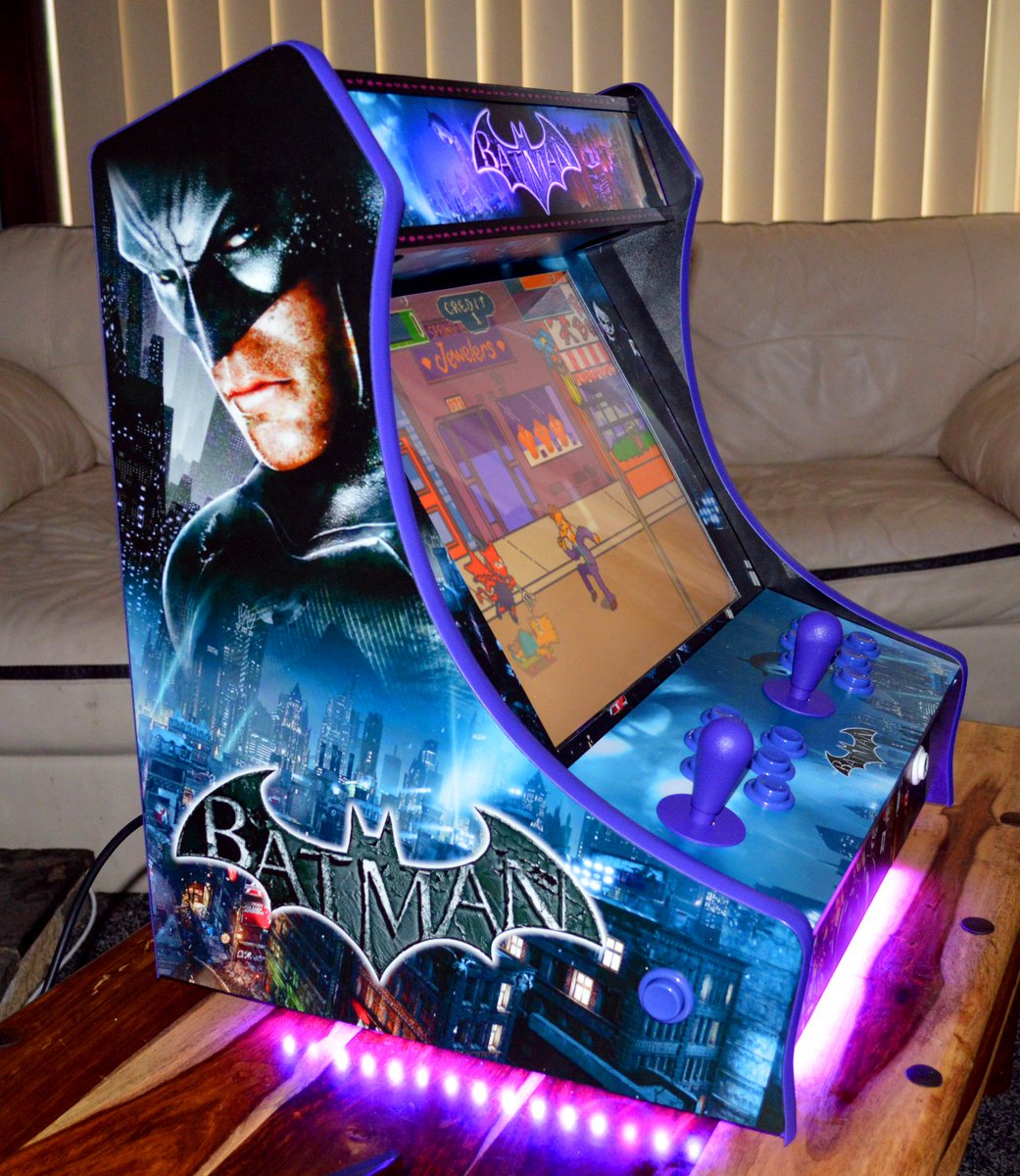 Daniel Monk Pa Twitter Custom Batman Bartop Arcade Machine