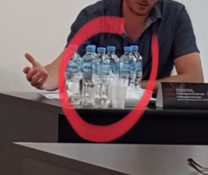 TKammersgaard's tweet photo. @drmeganoneill @Thomas_Sogaard Would have loved to be in Sarajevo for #EUROCRIM2018 and presentation by @Thomas_Sogaard, but was in CPH for #ethsym18 instead #stayhydrated https://t.co/5QagsIOQjc