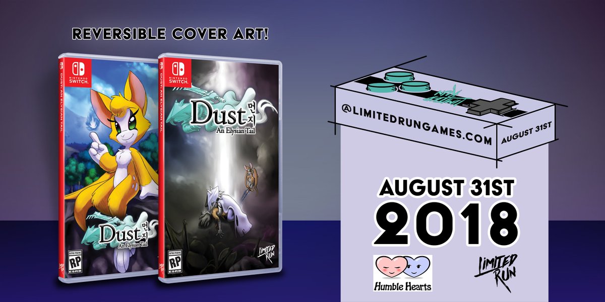 LimitedRunGames's tweet image. Dust: An Elysian Tail from @NoogyTweet is on sale now in limited edition physical form on the Nintendo Switch over at limitedrungames.com!

Don&apos;t miss out on adding a permanent copy of this incredible Metroidvania to your Nintendo Switch library!