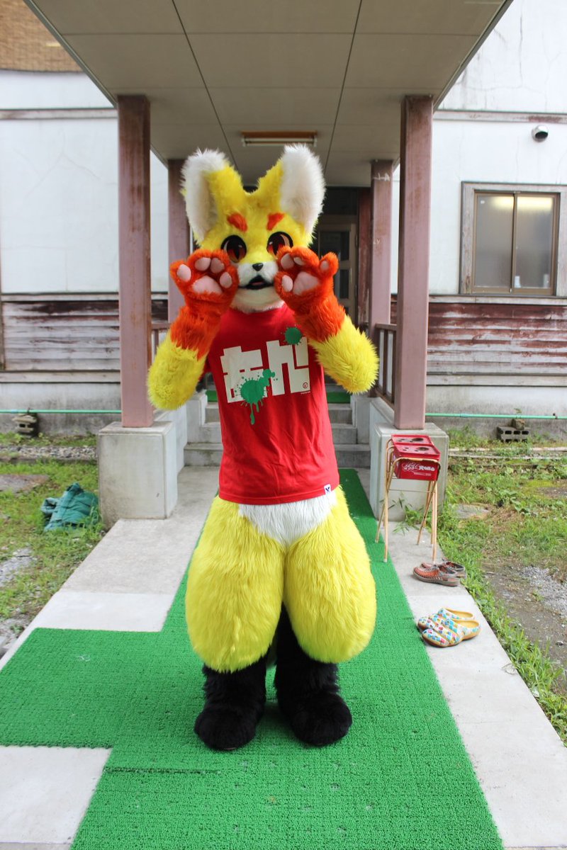 Thru_VFR's tweet photo. 渡り廊下 #FursuitFriday #TDOS2018 https://t.co/XZFO6mt7Hq