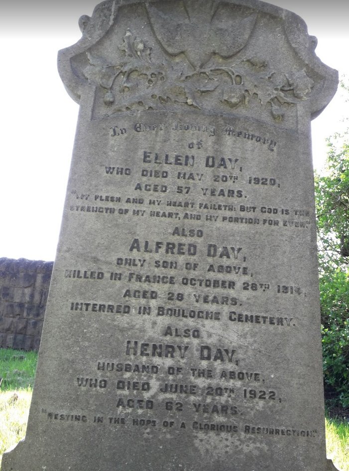 InscriptionsWw1's tweet photo. #AlfredDay
#StGilesChurchCemetery #StGilesChurch #Nottingham
Killed in #France 26 October 1914
Aged 28
#WW1 #LestWeForget https://t.co/BA2FKER1IK