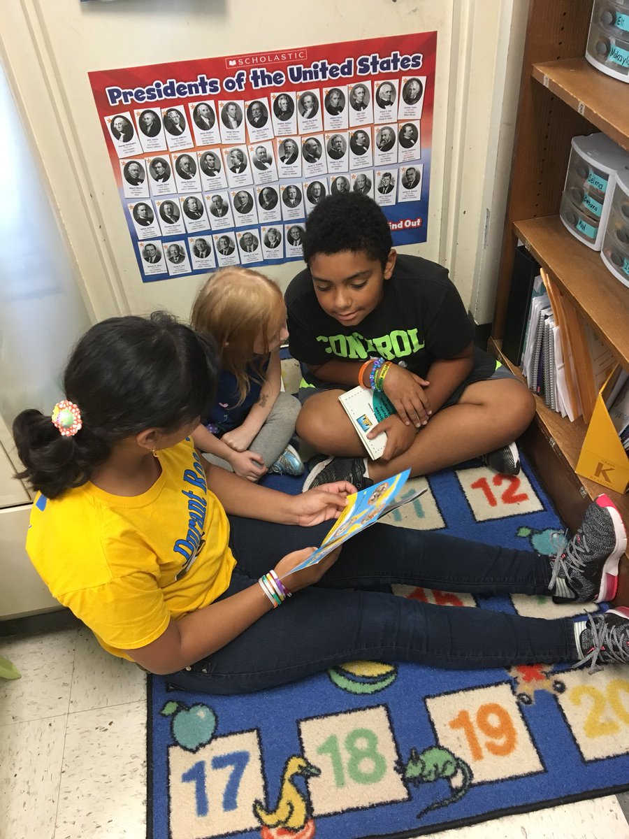 We ❤️ our K buddies in Ms Meyers class! <a href="/DurantEagles/">Durant Elementary</a>