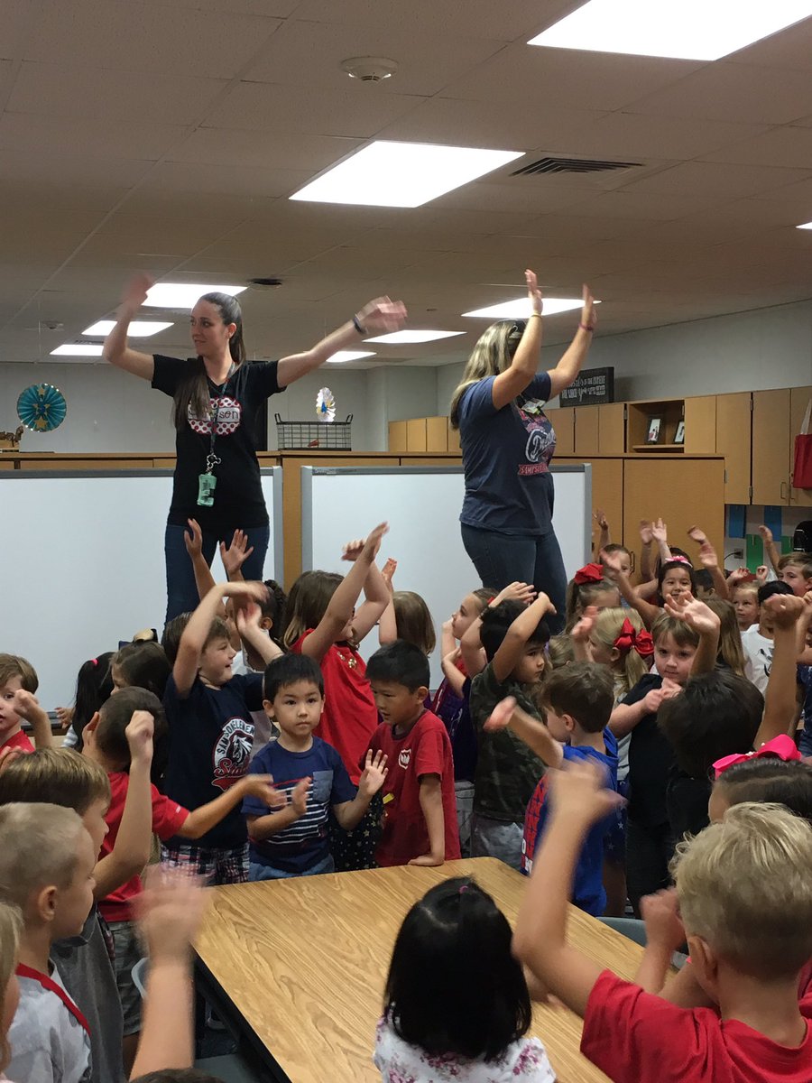 Our first fun Friday dance party <a href="/SampsonElem/">Sampson Elementary</a> !  Kinder is fun!!