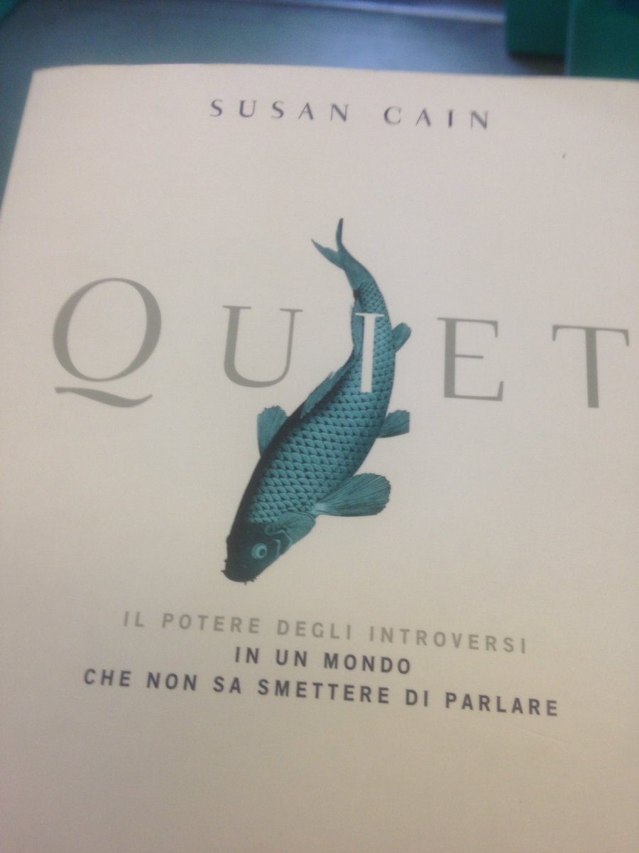 Looking for my #sweetspot #Quiet #susancain #Bompiani